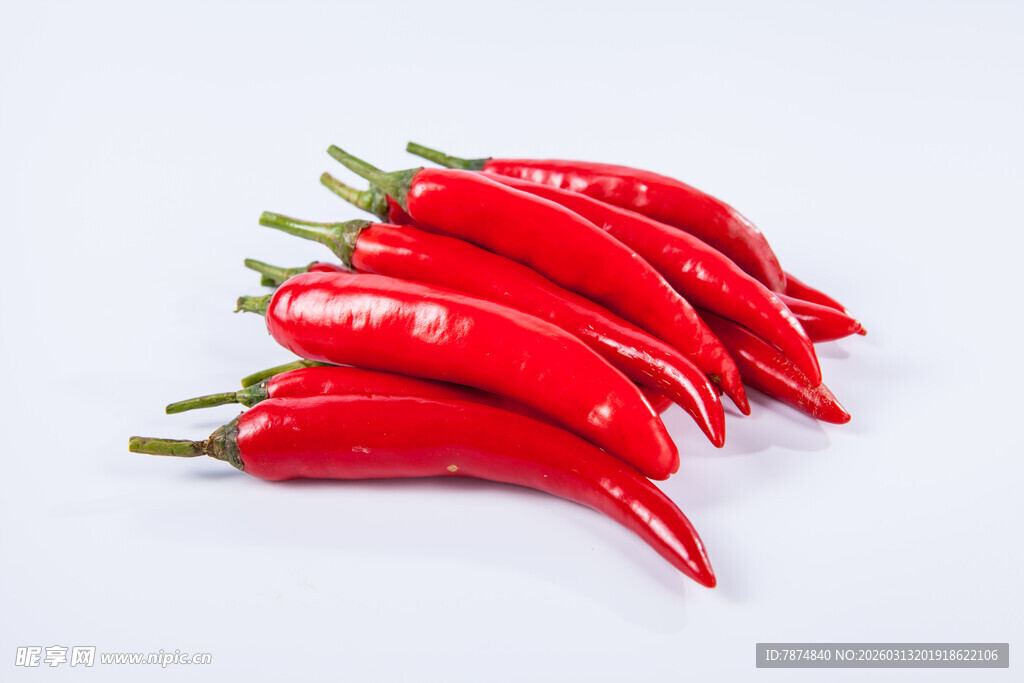 红辣椒堆叠展示