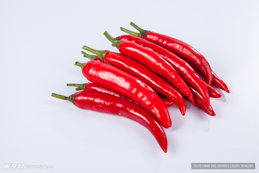 红辣椒堆叠展示