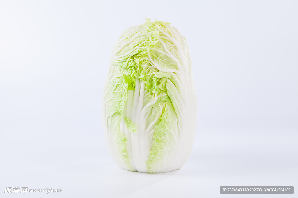 一颗鲜嫩的小白菜