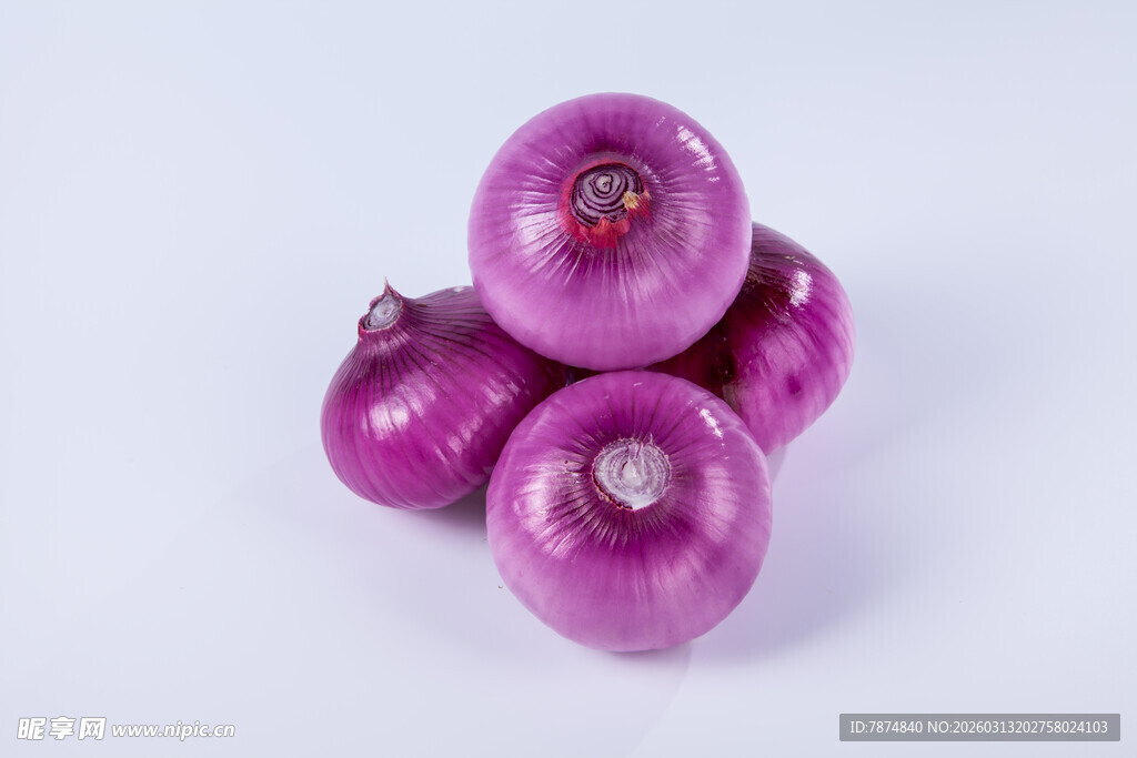 紫皮洋葱堆叠展示