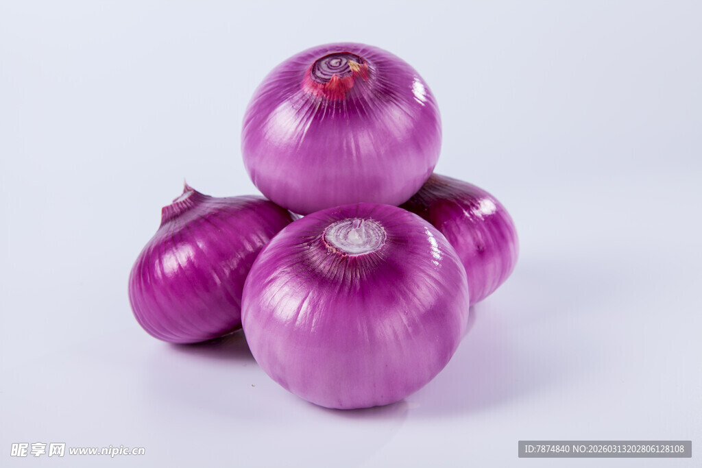 紫皮洋葱堆叠展示