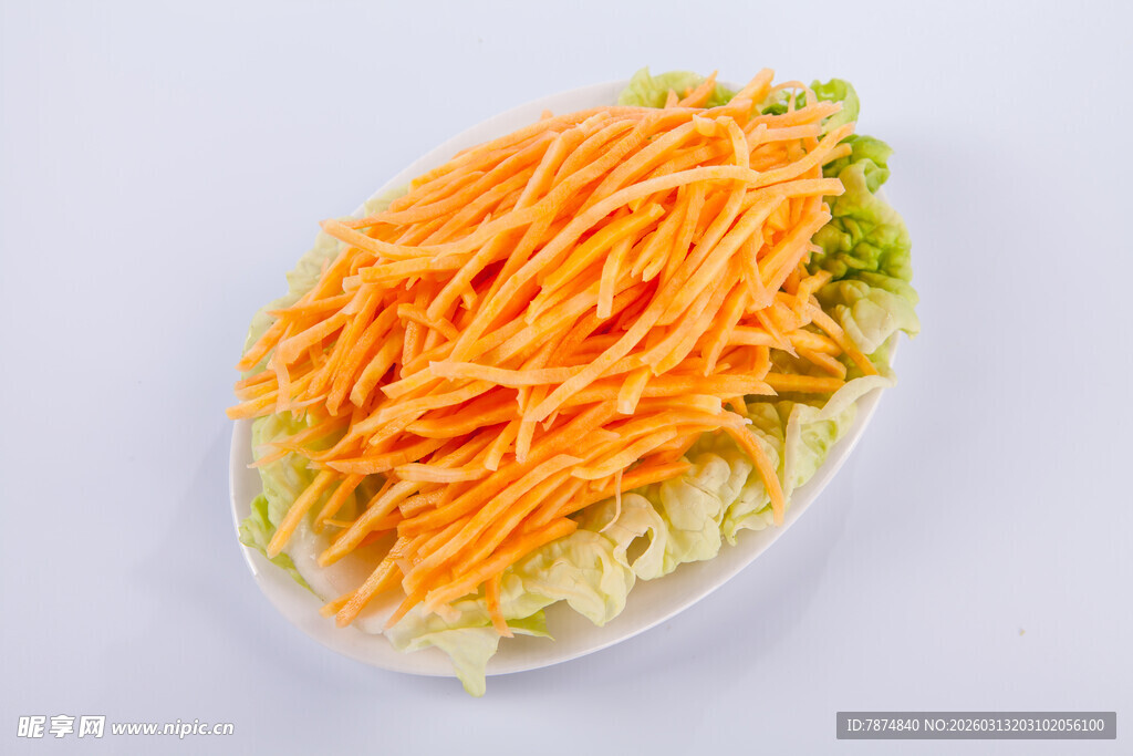 胡萝卜丝凉拌菜