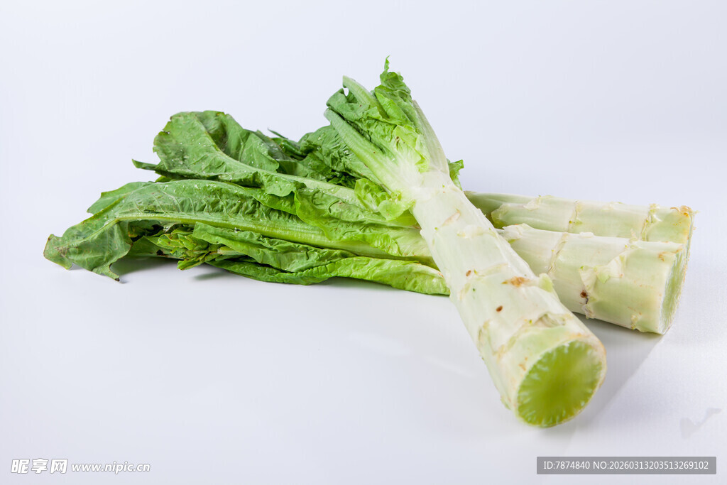 新鲜莴笋蔬菜特写