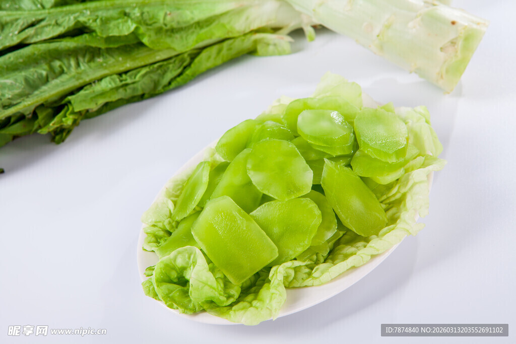 鲜嫩莴笋块