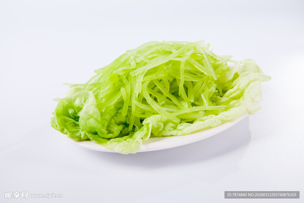 新鲜生菜丝 清爽诱人