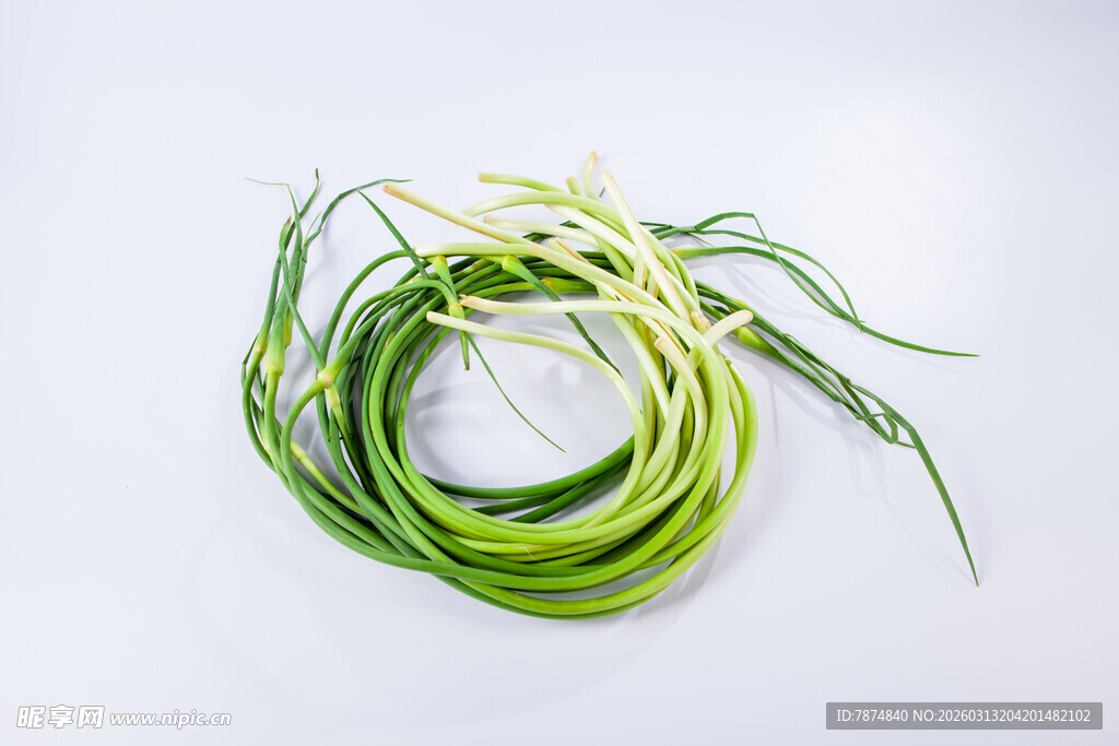 卷曲葱丝 清新翠绿