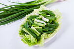 葱香生菜摆盘