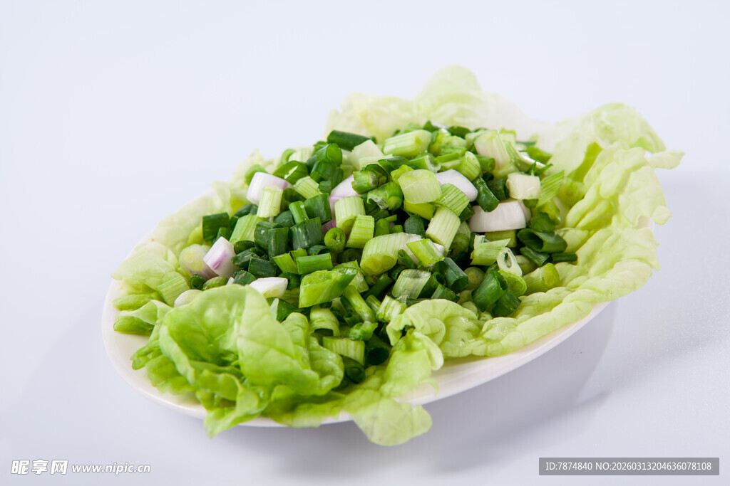 凉拌葱花菜