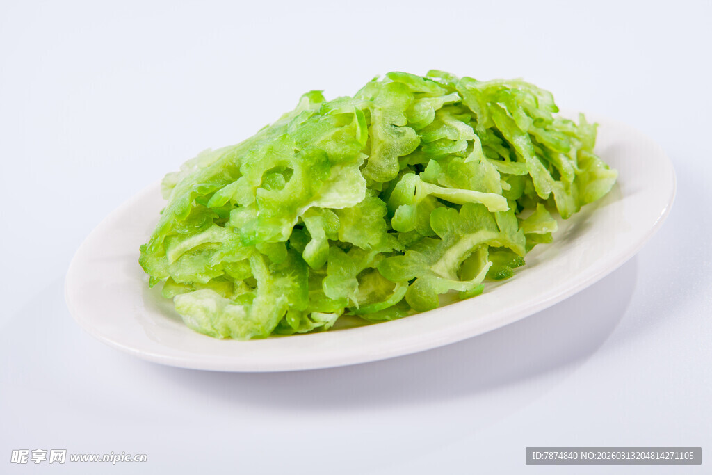 新鲜爽口的莴笋丝