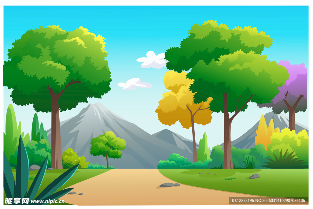 森林中的宁静小道