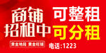 商铺招租可整租可分租
