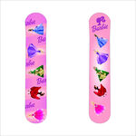 粉色卡通图案滑雪板设计