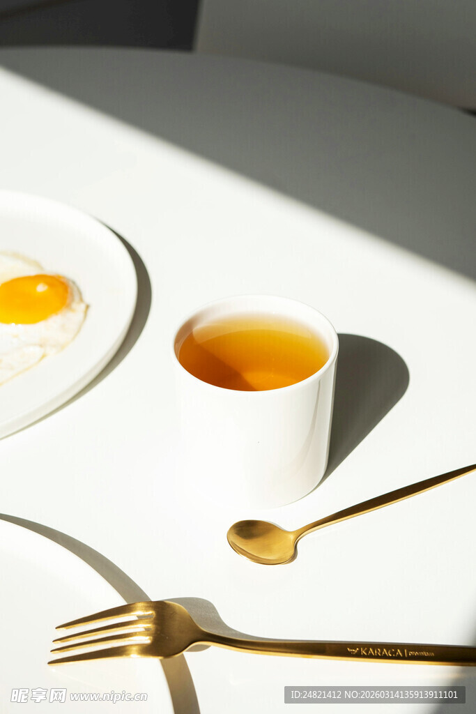 精致早餐餐具组合