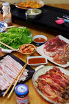 丰盛韩式烤肉食材大集合