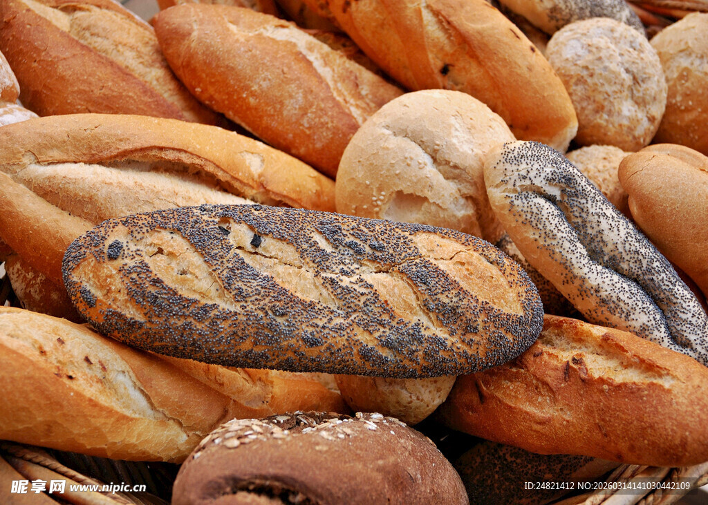 多样美味面包大集合