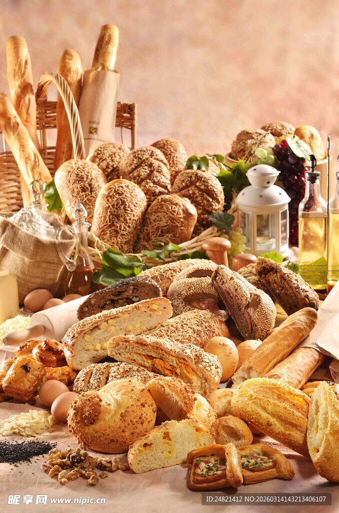 多样美味面包大集合