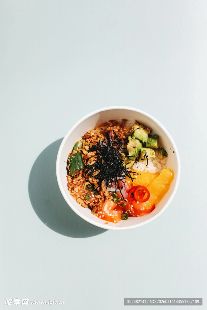 美味多彩的健康谷物碗