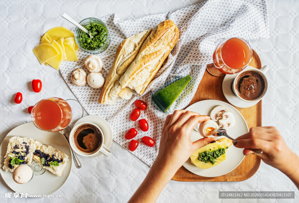 美味早餐制作瞬间