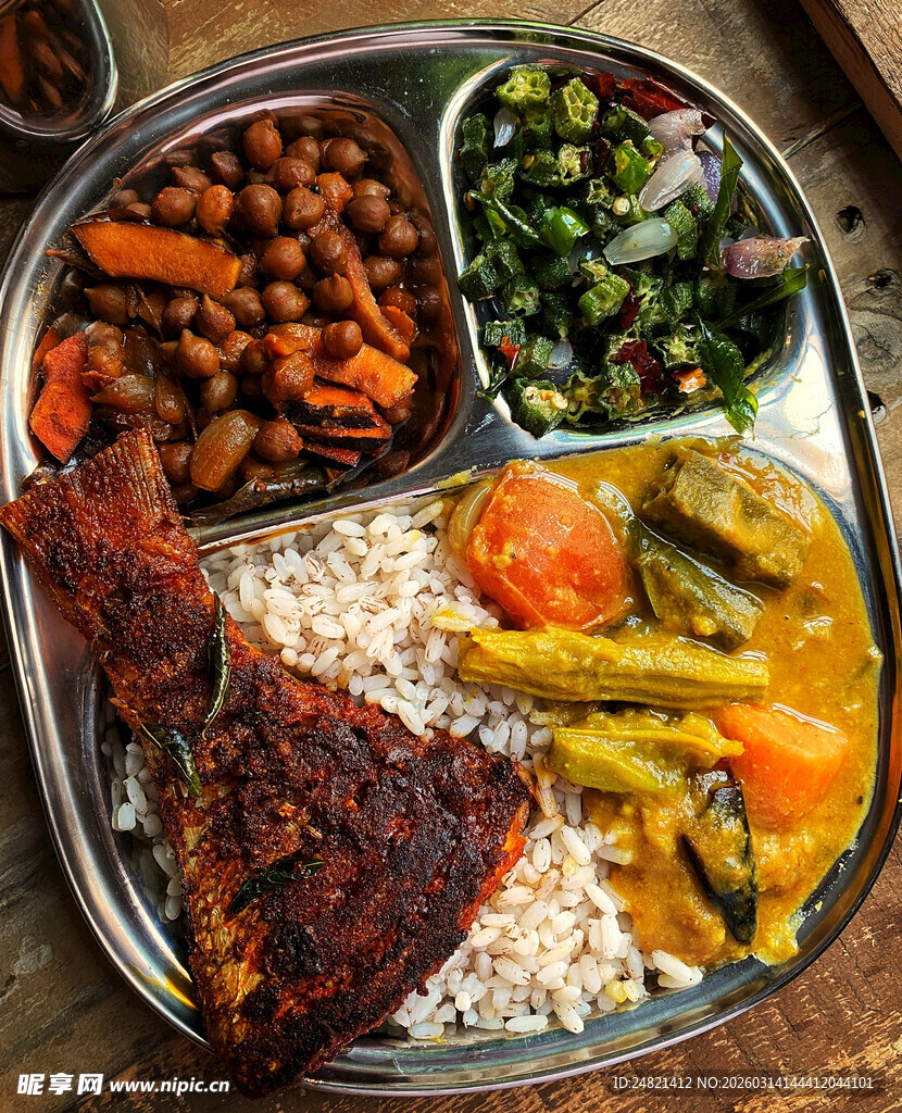 营养均衡的美味便当