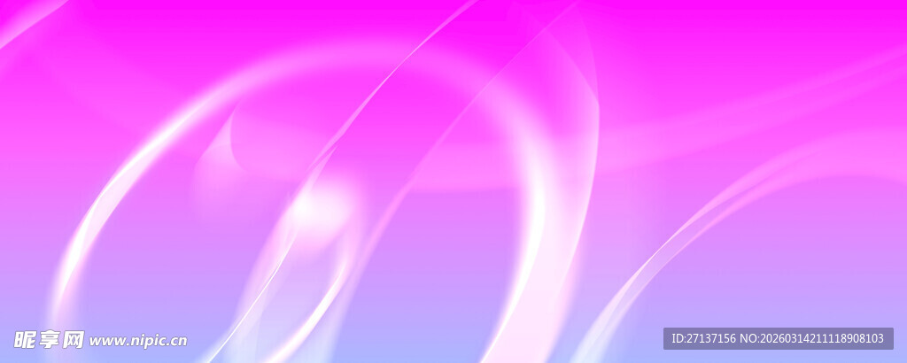梦幻渐变紫色曲线背景图