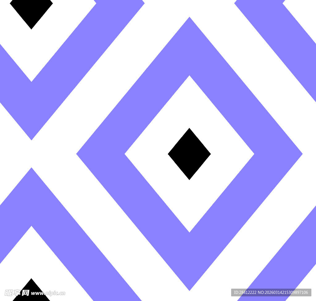 蓝白菱形几何图案背景