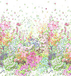 缤纷多彩花卉背景图