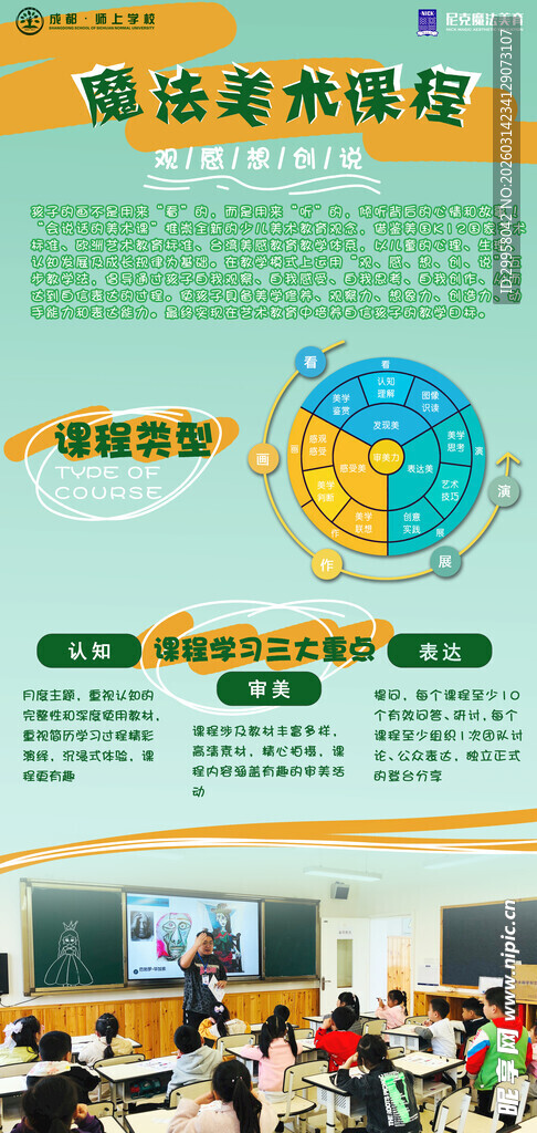 儿童培训宣传海报