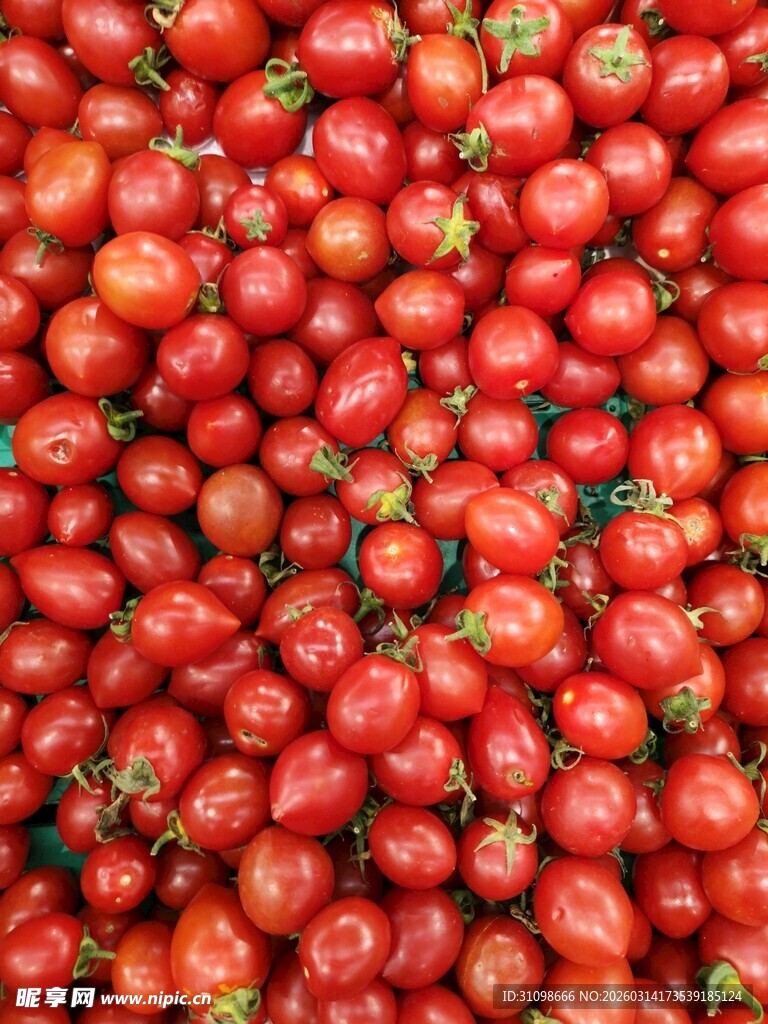 饱满鲜红的小番茄