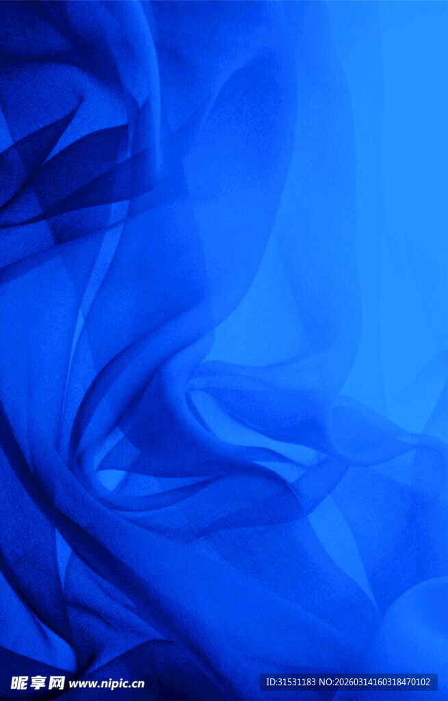 蓝色流动纹理抽象背景图