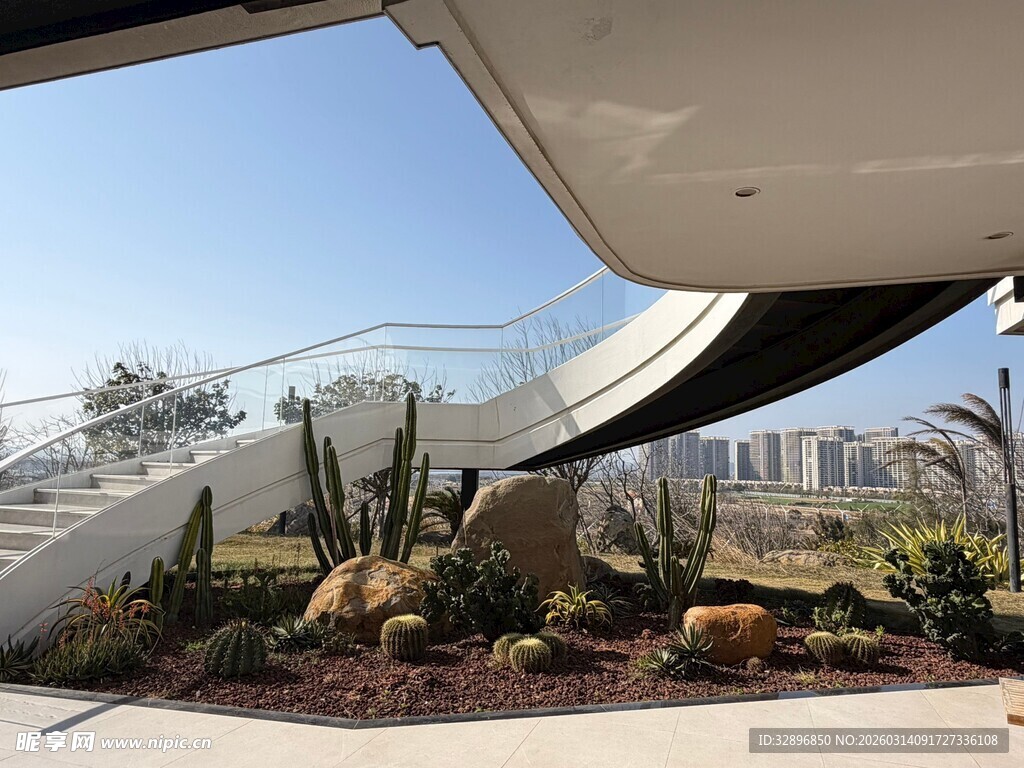 户外休闲露台景观