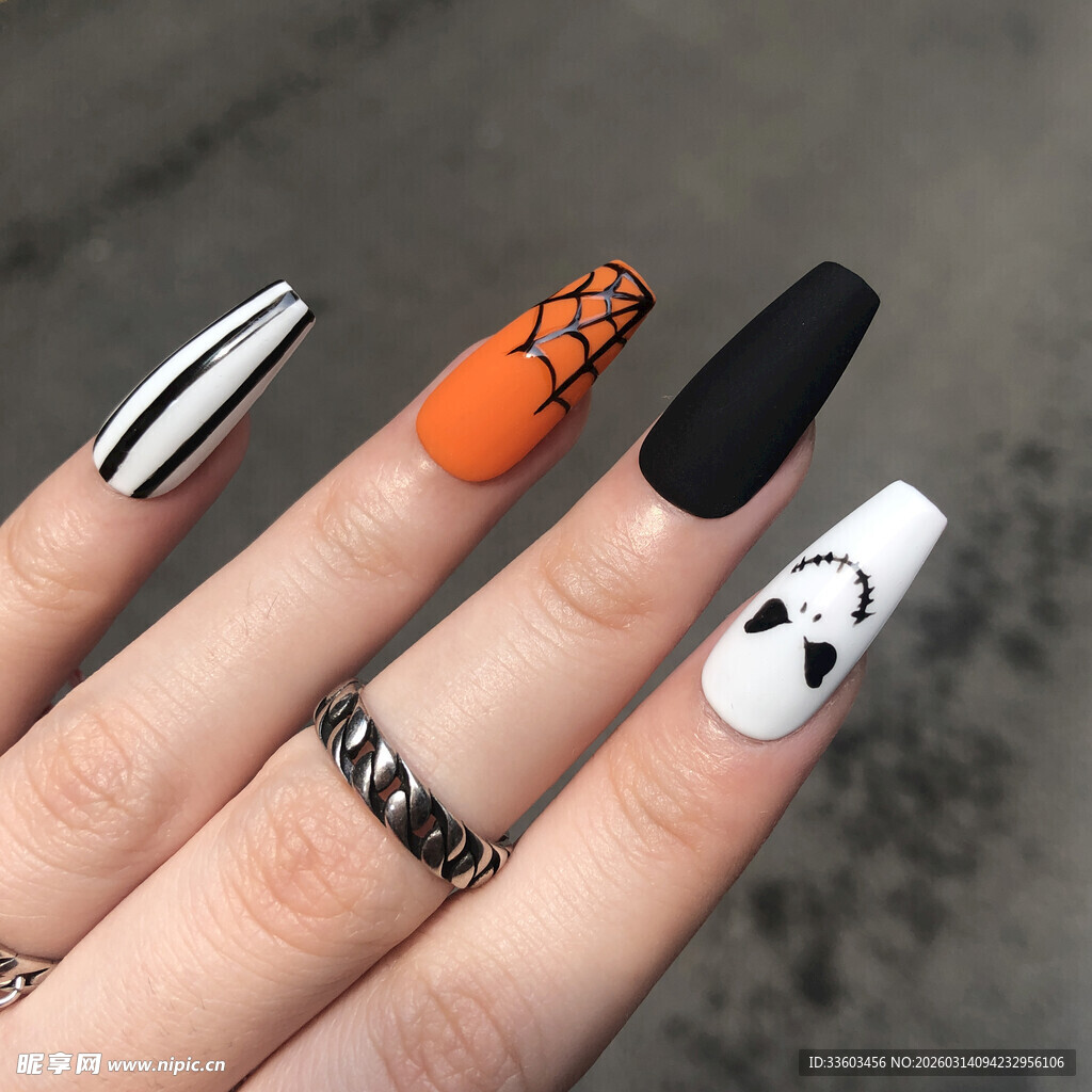 个性创意美甲款式展示