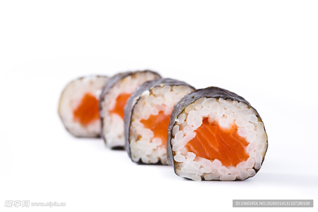 美味三文鱼寿司卷