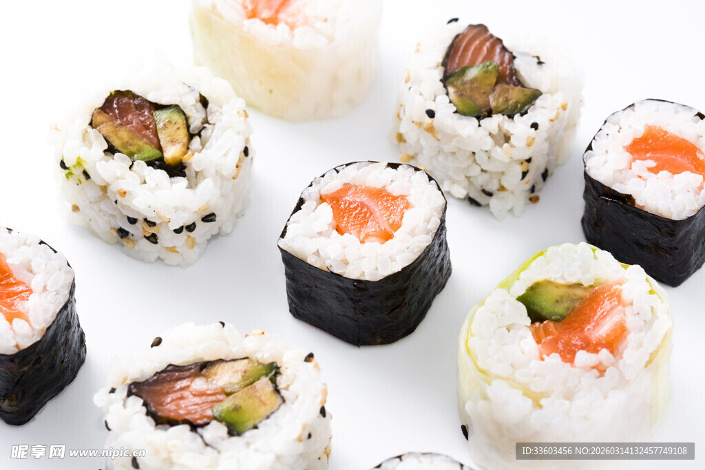 美味多样寿司拼盘