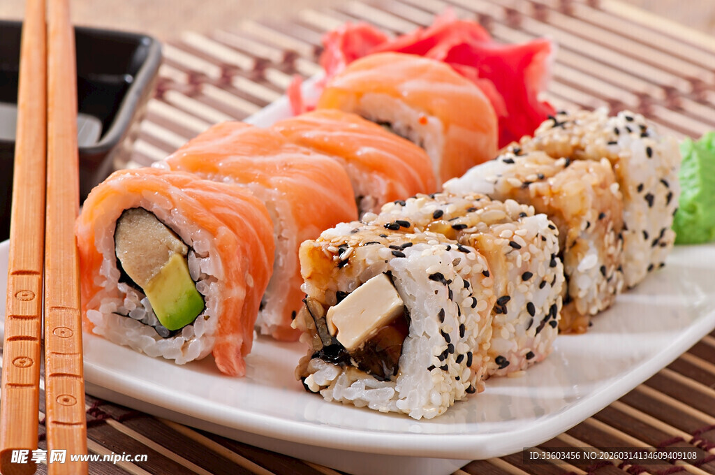 美味寿司拼盘