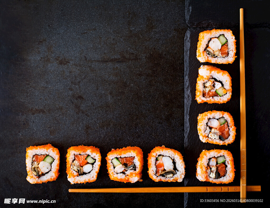 精致寿司造型展示