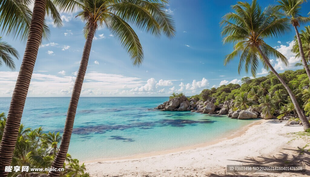 热带海滩美景