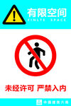 有限空间严禁未经许可入内