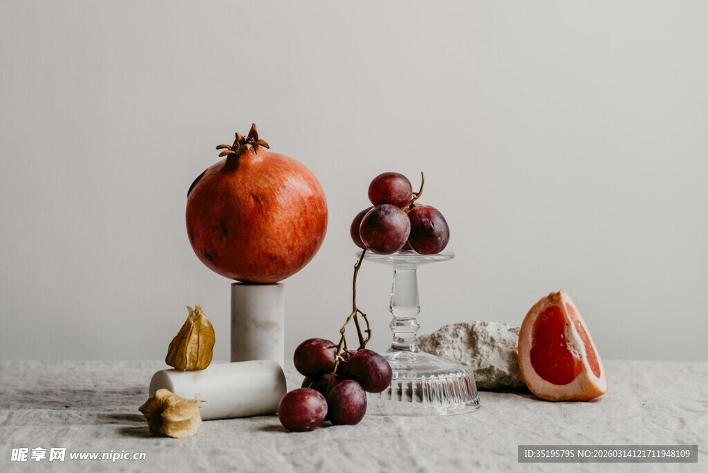 静物水果简约摆拍组合