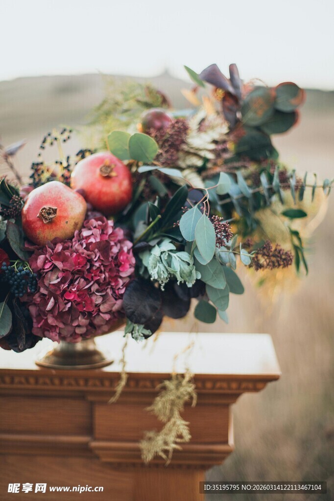 精美花卉水果装饰摆件