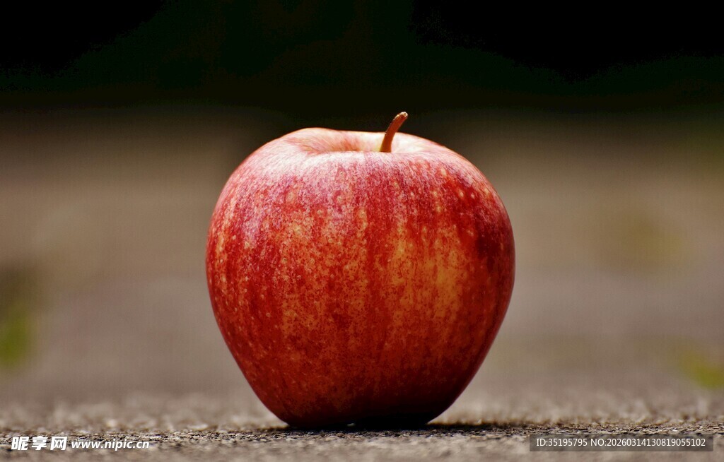 红苹果特写