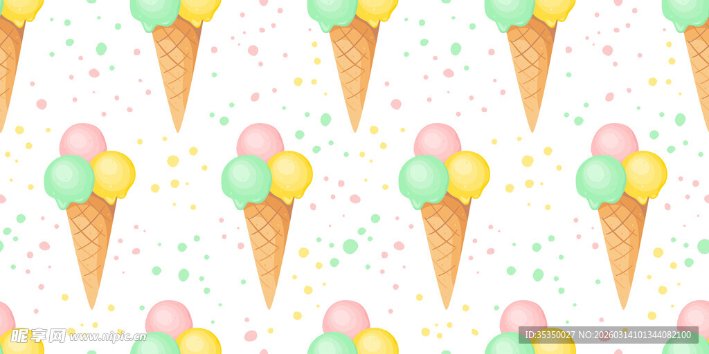 冰淇淋图案