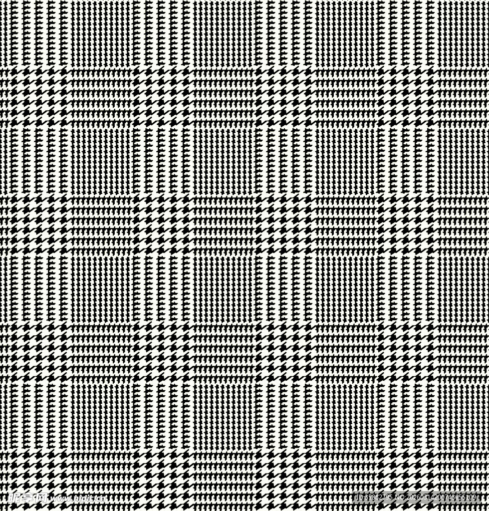 经典黑白格纹图案