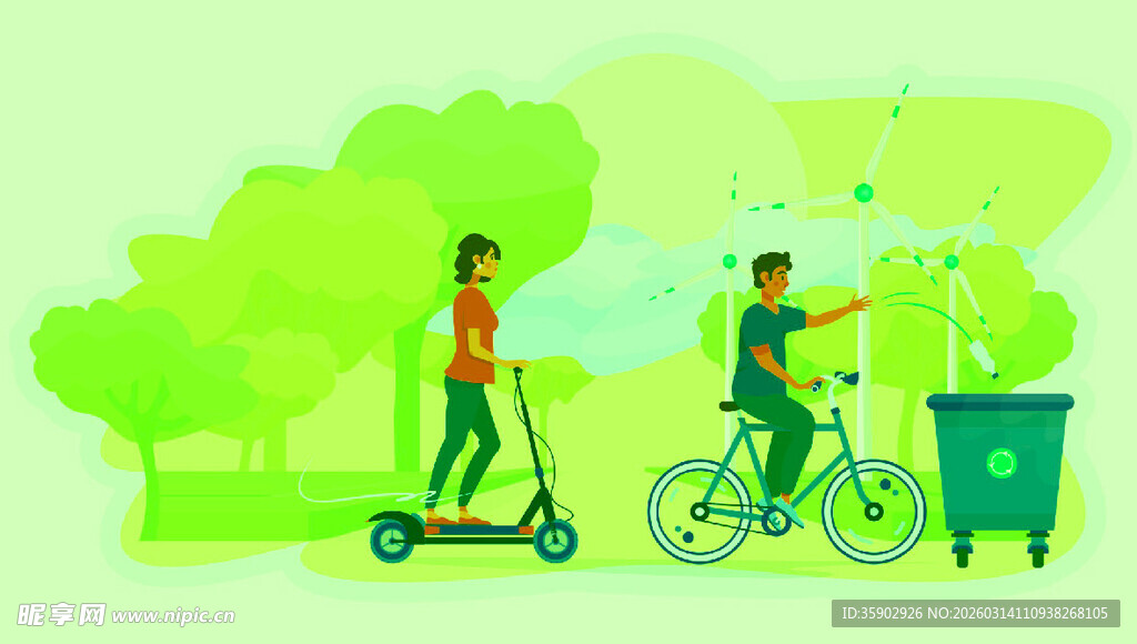 绿色出行与环保行动