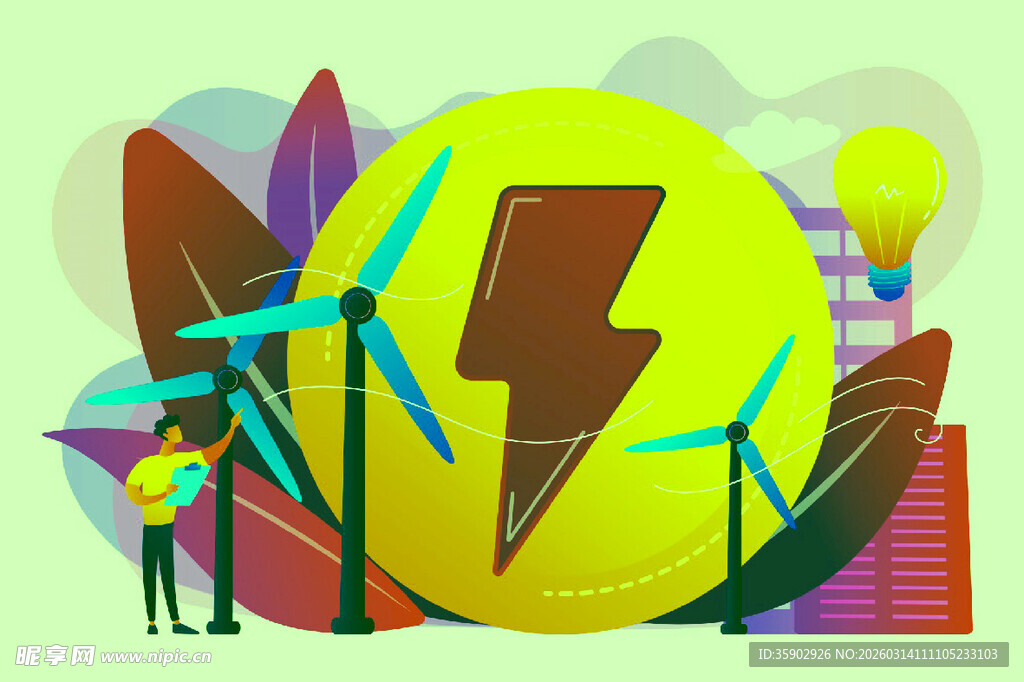 风力发电助力绿色能源