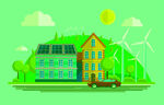 绿色环保住宅与风力发电