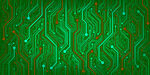绿色电路板纹理图案