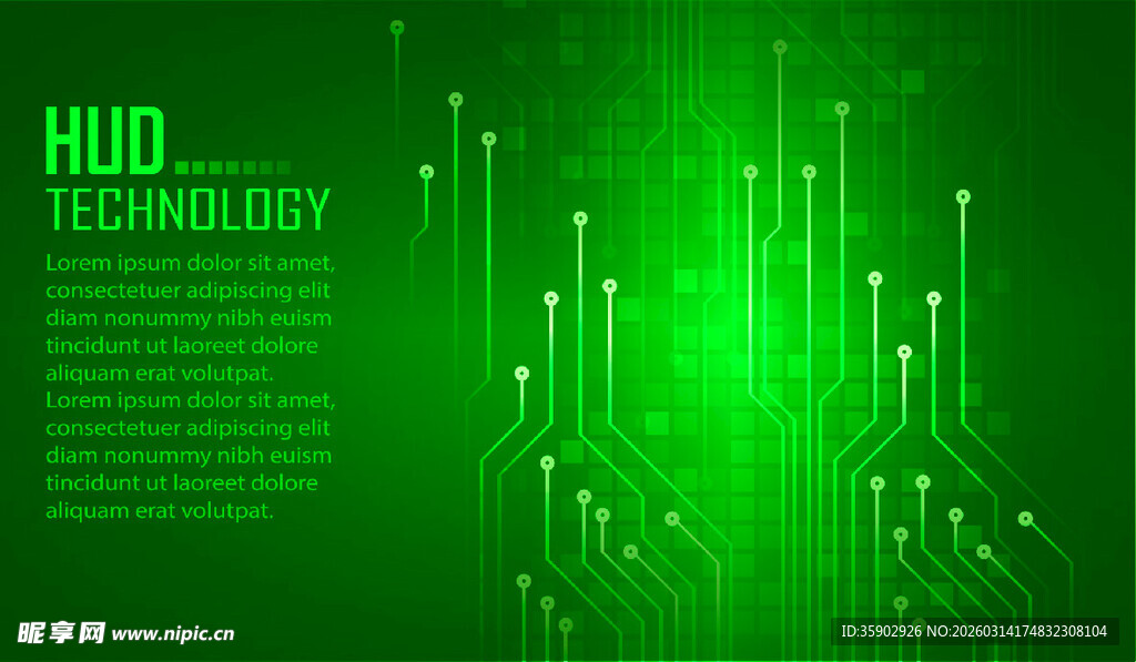 绿色科技背景图