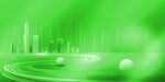 绿色科技未来城市景观