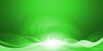 绿色炫光动感波浪背景图