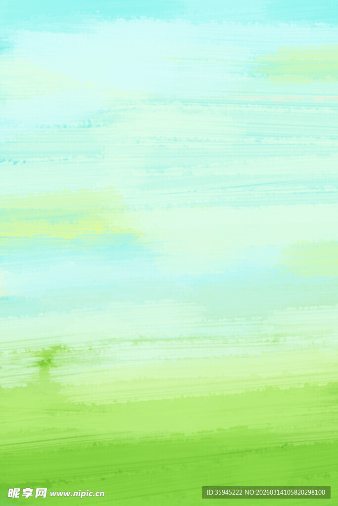 清新绿蓝渐变自然背景图